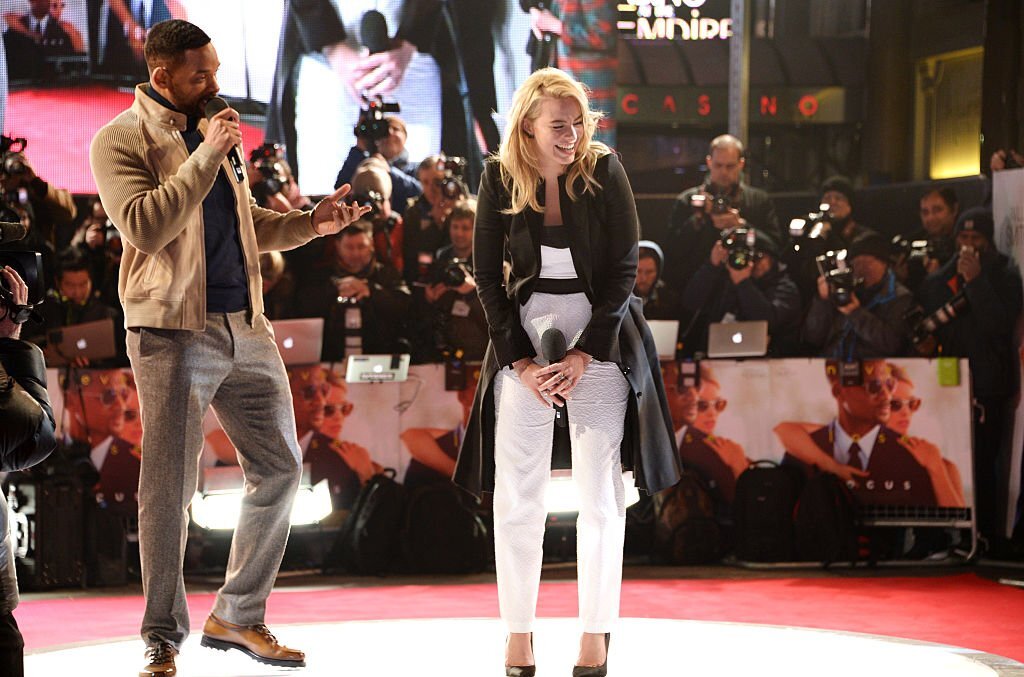 Will Smith and Margot Robbie attend a special screening of "Focus" at the Vue West End