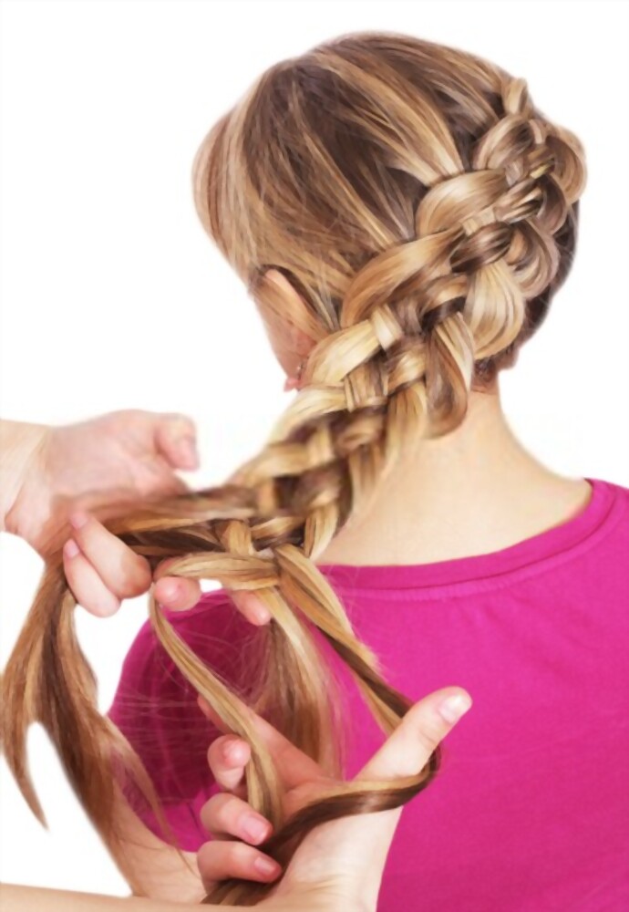 Diagonal 5 strand Braid