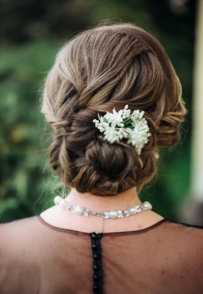 Rope Braid Low Bun