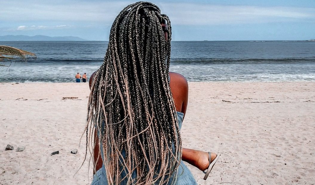 Silvers Box Braids with Long Hair