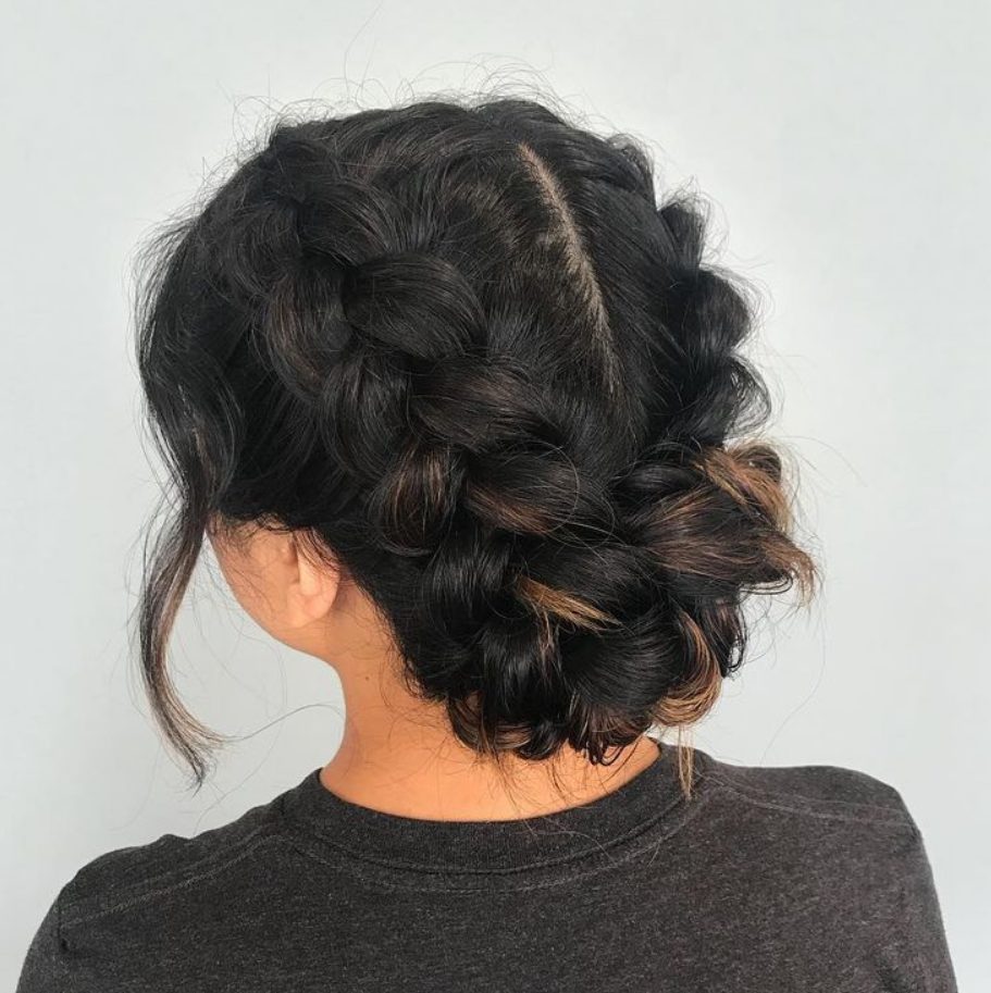 Double Dutch Braid Bun