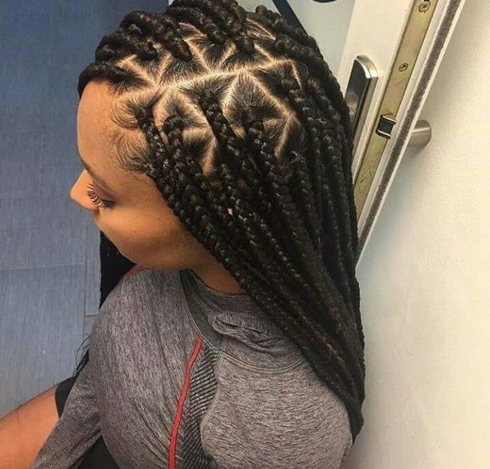 Triangle Parting + Dookie Braids