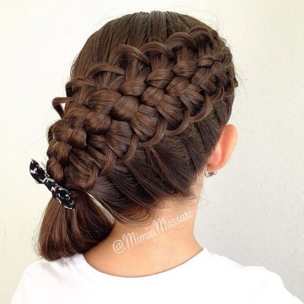 Diagonal 5 strand Loop Braid