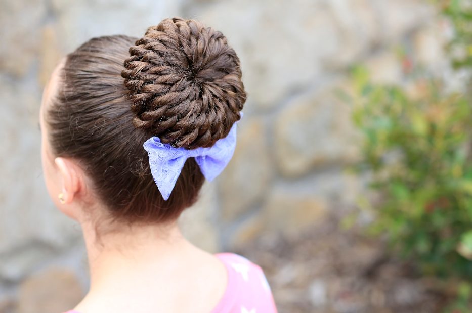 Braided Twist on the Sock Bun