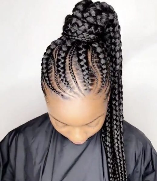 Jumbo Box Braid Ponytail