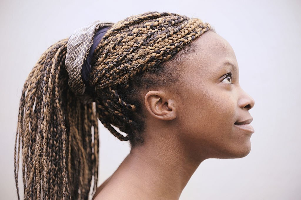 Braided Ponytail With Cords