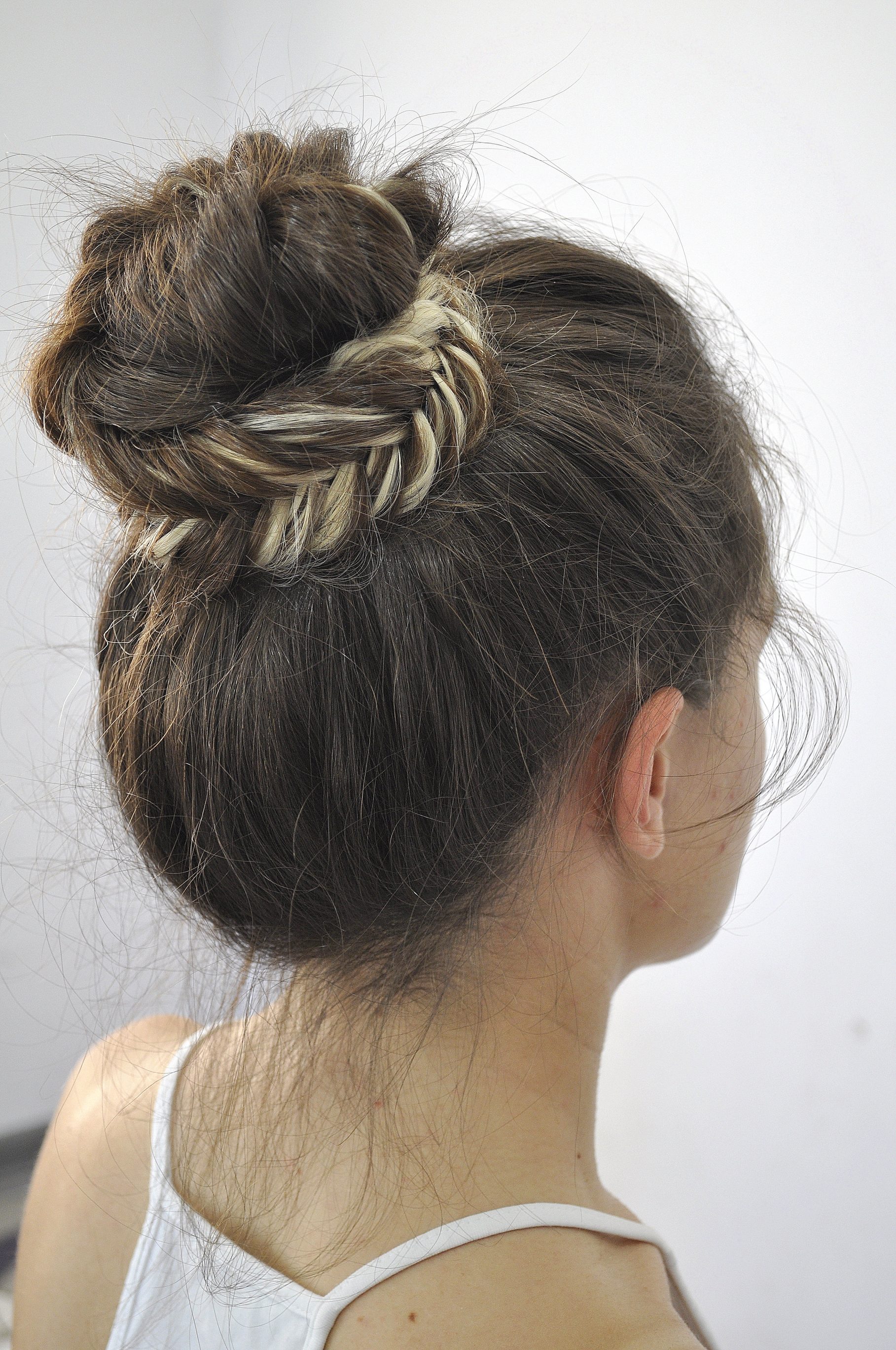 Fishtail Braid Side Updo