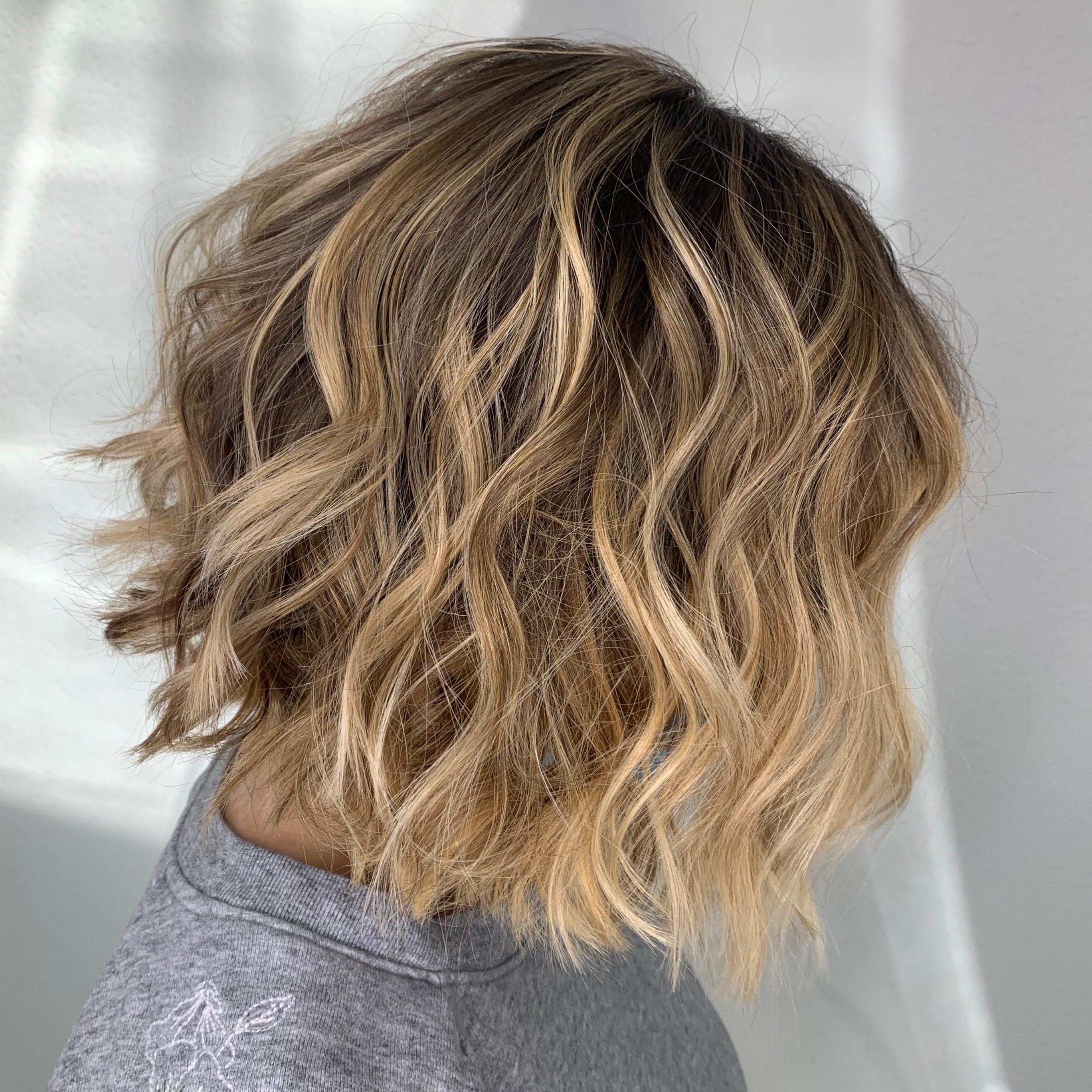 Blonde creamy balayage