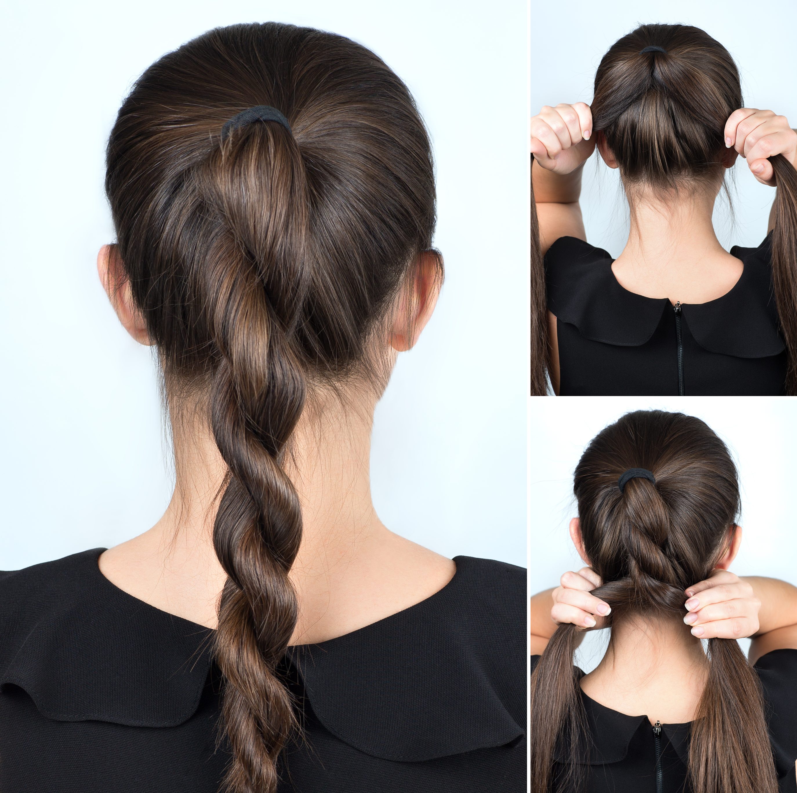 Rope Braid Ponytail