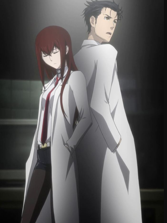 Kurisu and Okabe