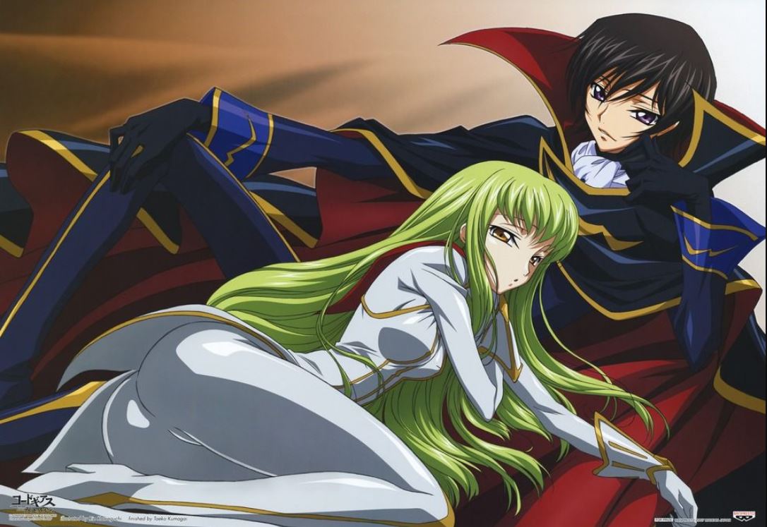 37. Lelouch Lamperouge and C.C (Code Geass) 