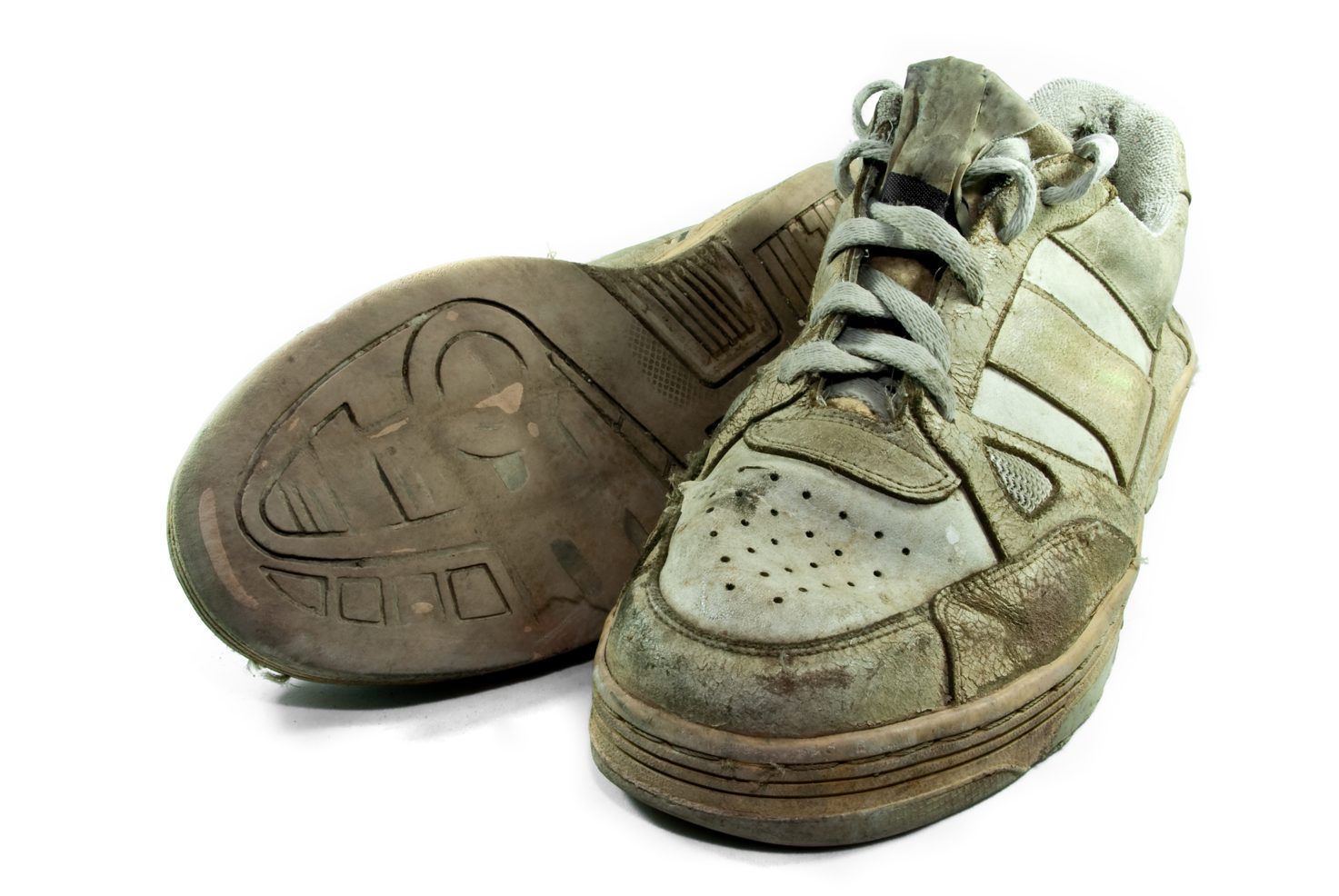Damage sneakers