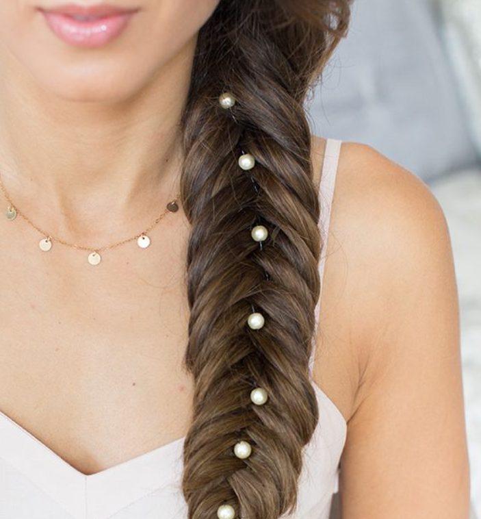Fishtail braids Use Jewelry