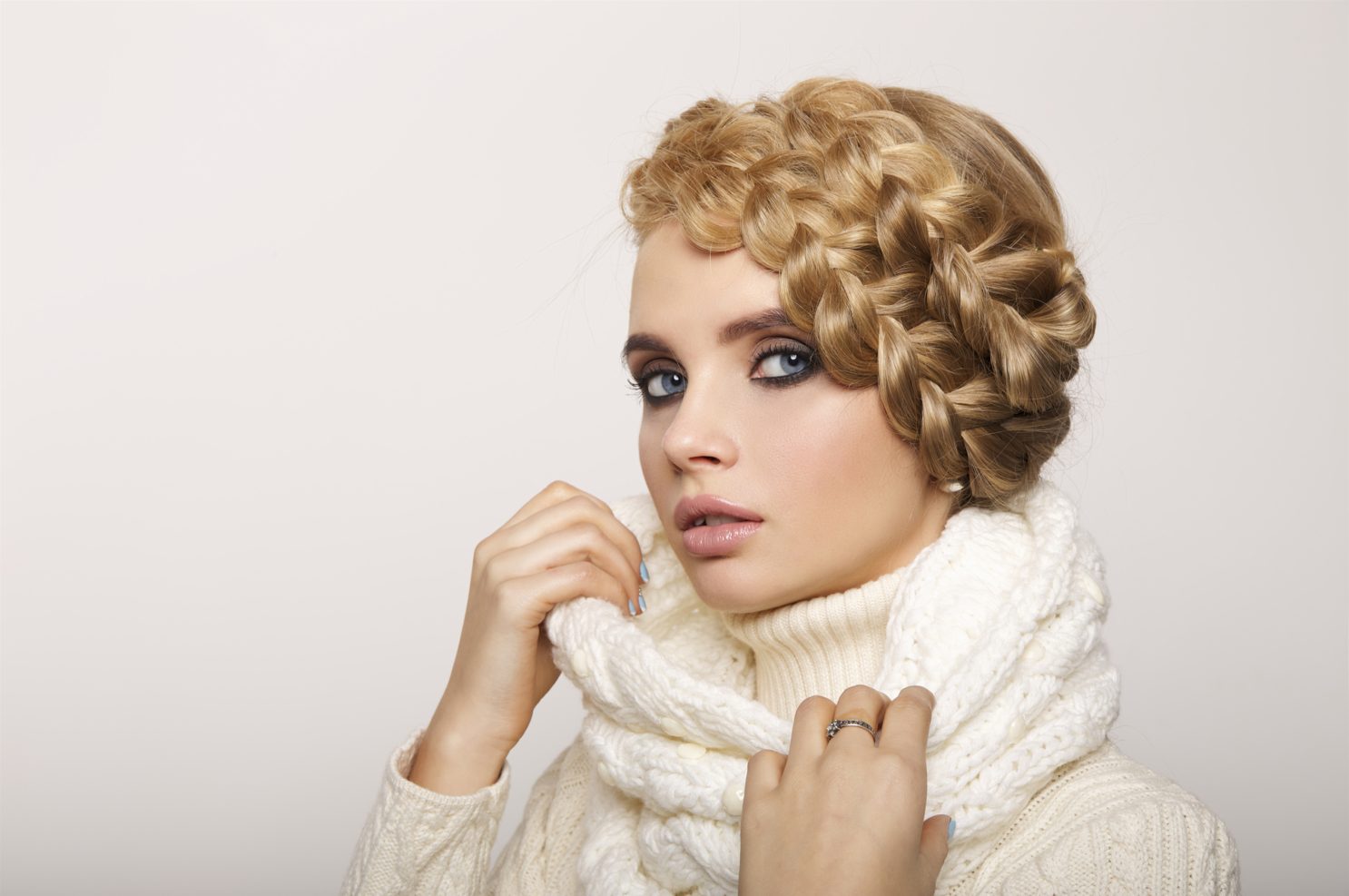 Short Layered Sew In Braid Style 