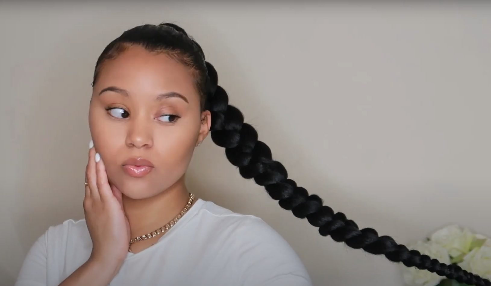Super-Sleek Braids via Youtube