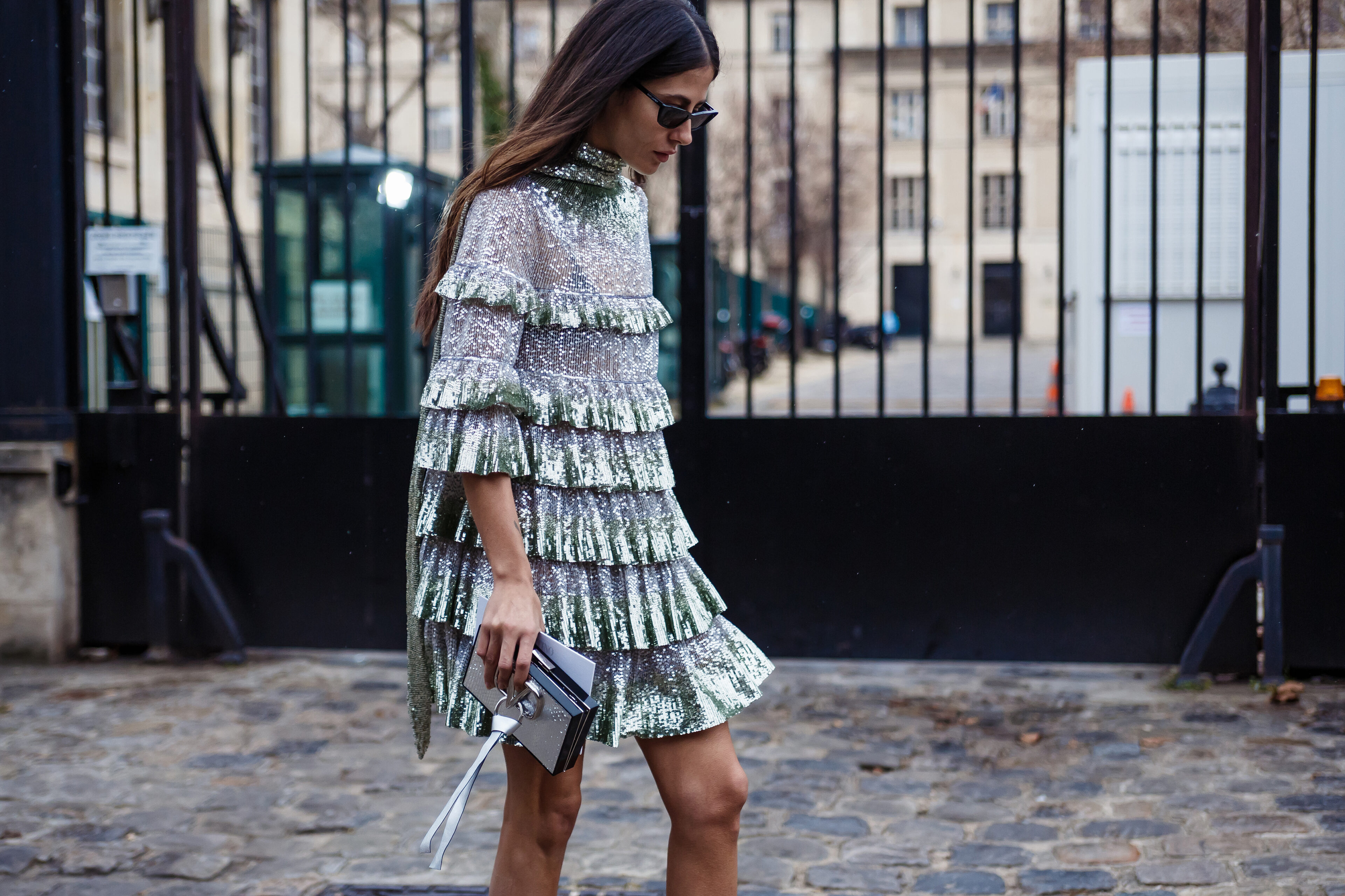 Tiered Ruffle Mini Dress