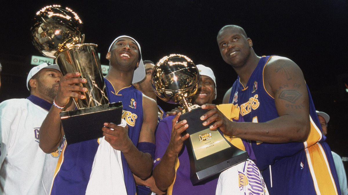 Finals MVP and Champion team 2001/02 NBA Season