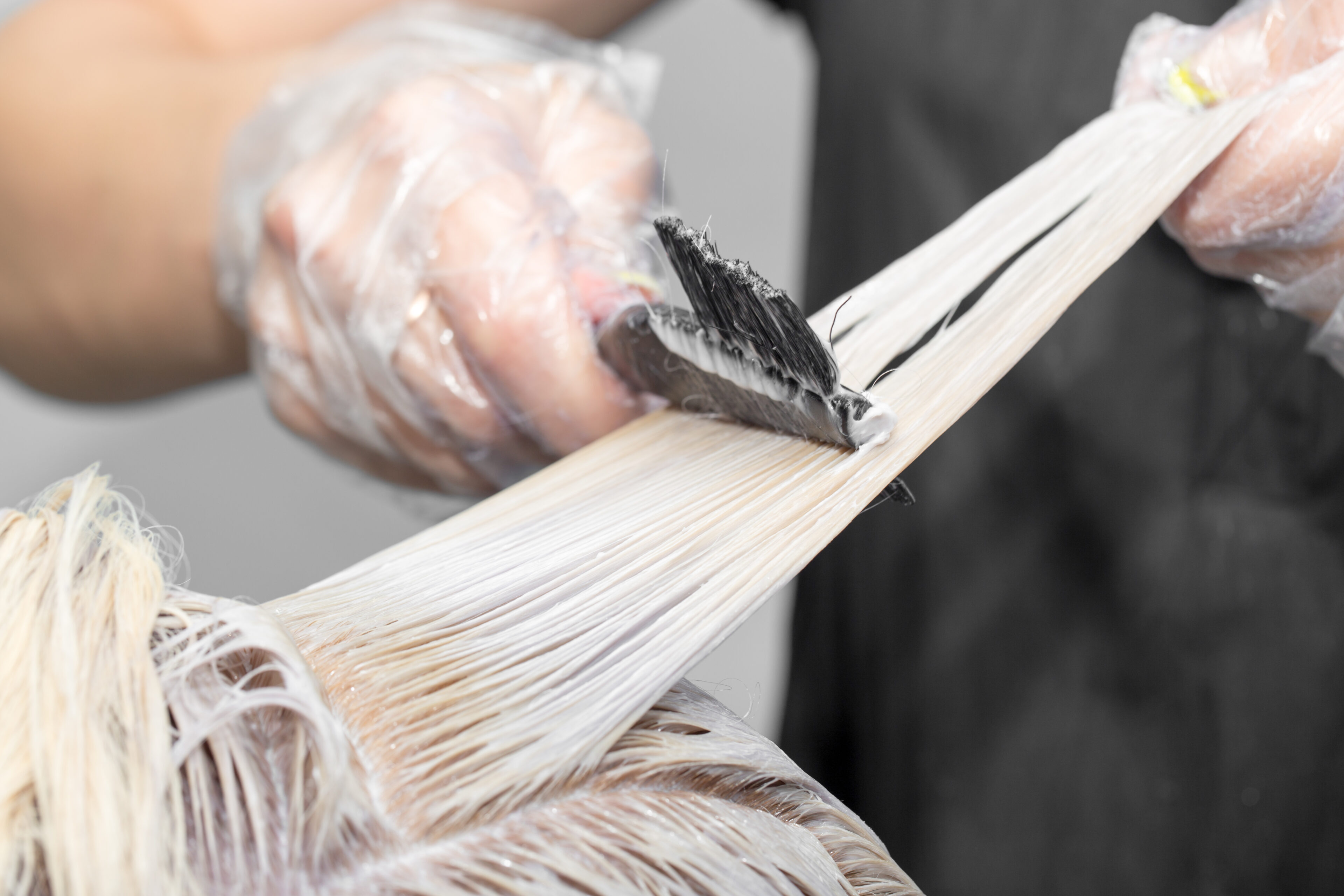 The bleaching procedure was far too intense